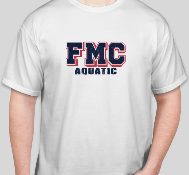White FMC Aquatic Block Logo T-shirt